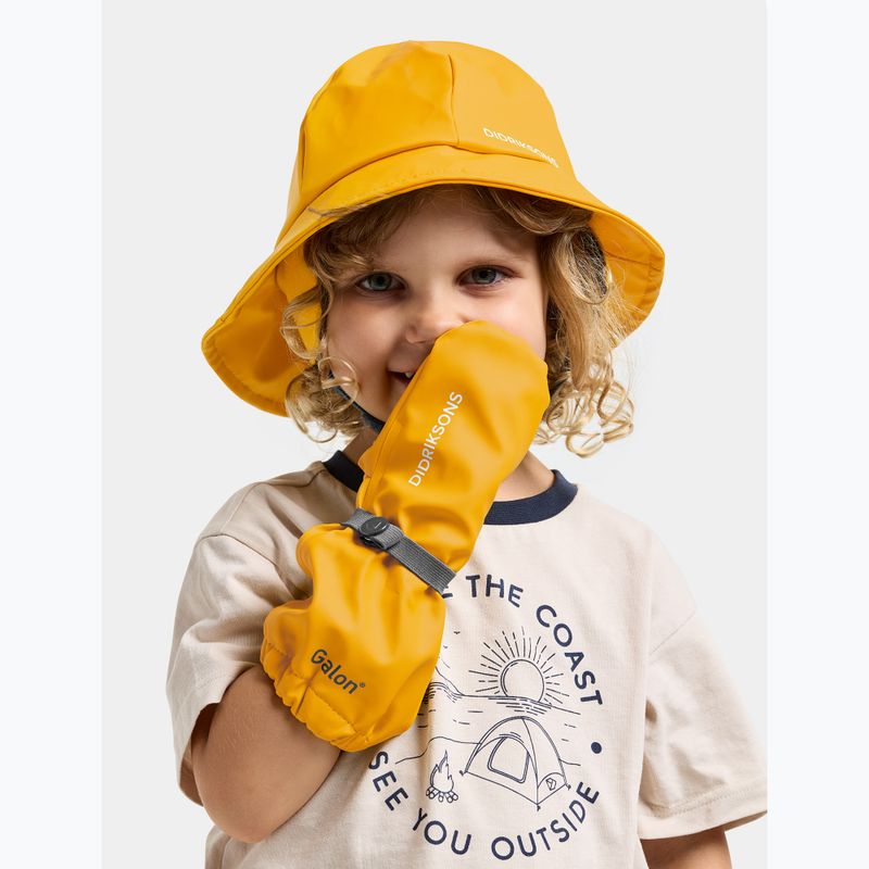 Gyerek síkesztyűk Didriksons Pileglove 8 oat yellow 4