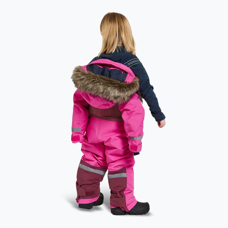 Gyerek síoverall Didriksons Bjärven Cover plastic pink 5