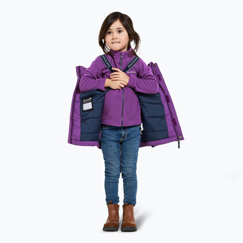 Gyerek télikabát Didriksons Bjärven Parka royal purple 4