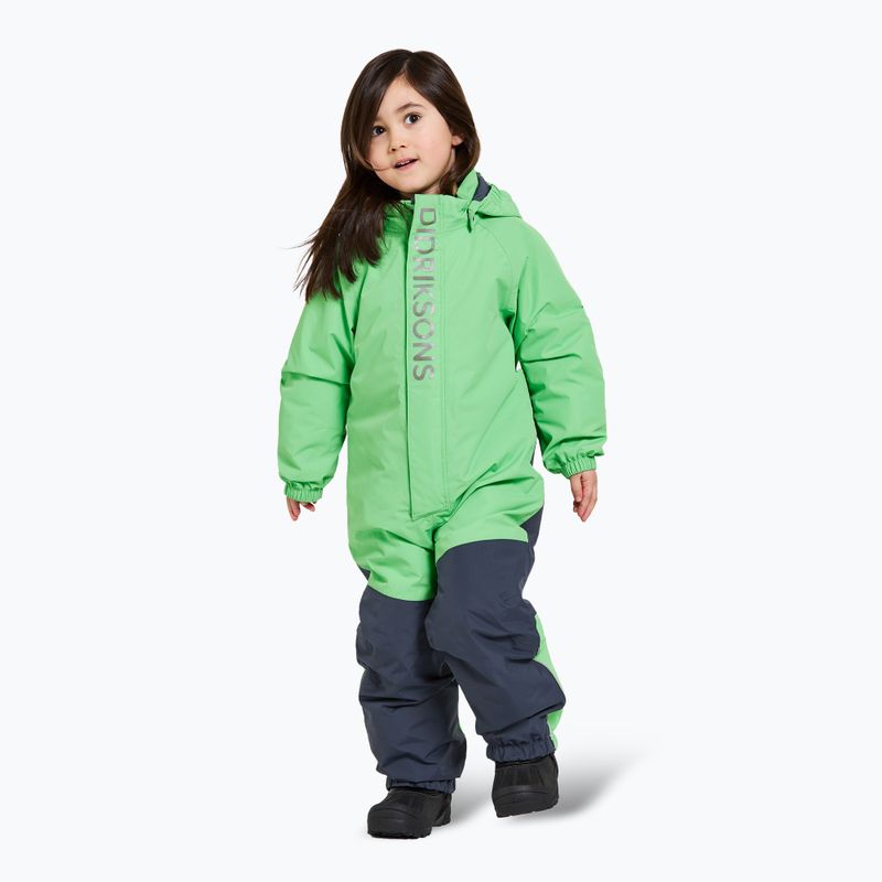 Gyerek síoverall Didriksons Talvi Cover dusty lime