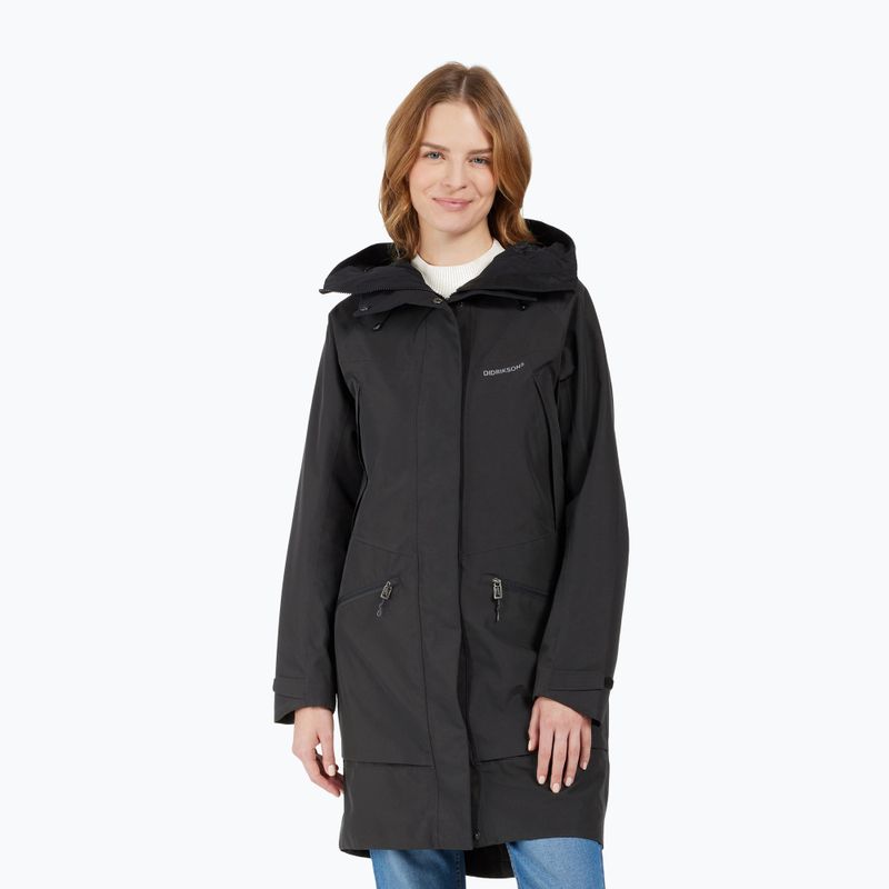 Női esőkabát Didriksons Ilma 8 Parka black