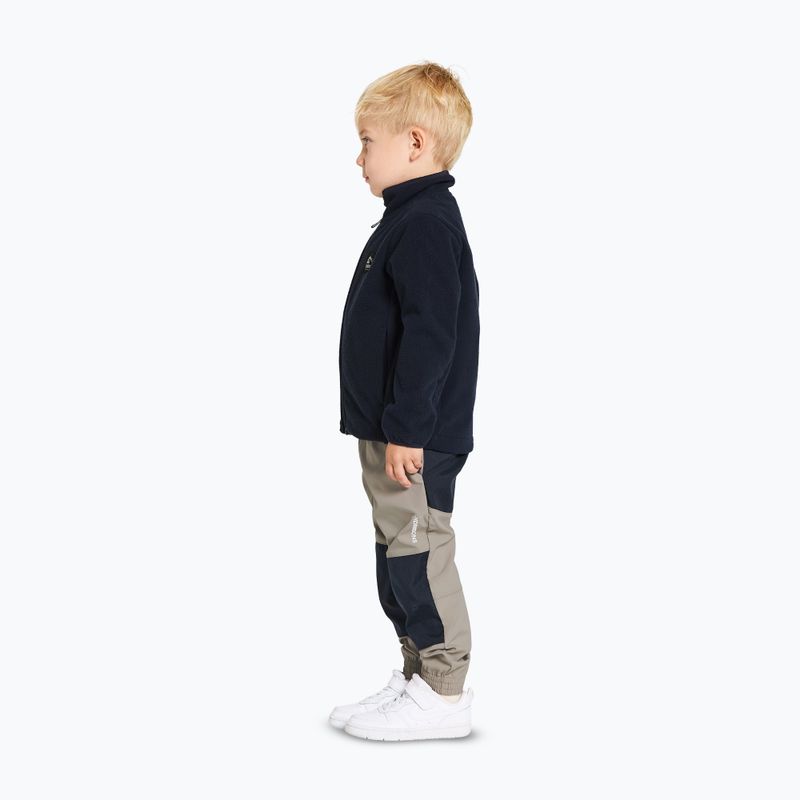 Didriksons Muskot sötét éjszakakék gyermek fleece pulóver 5