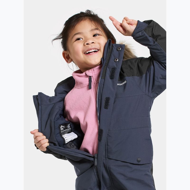 Didriksons Bjärven Cover tengerészkék gyermek síöltöny 11
