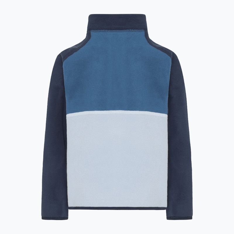 Didriksons Monte Half Button gyermek fleece pulóver felhő kék 8