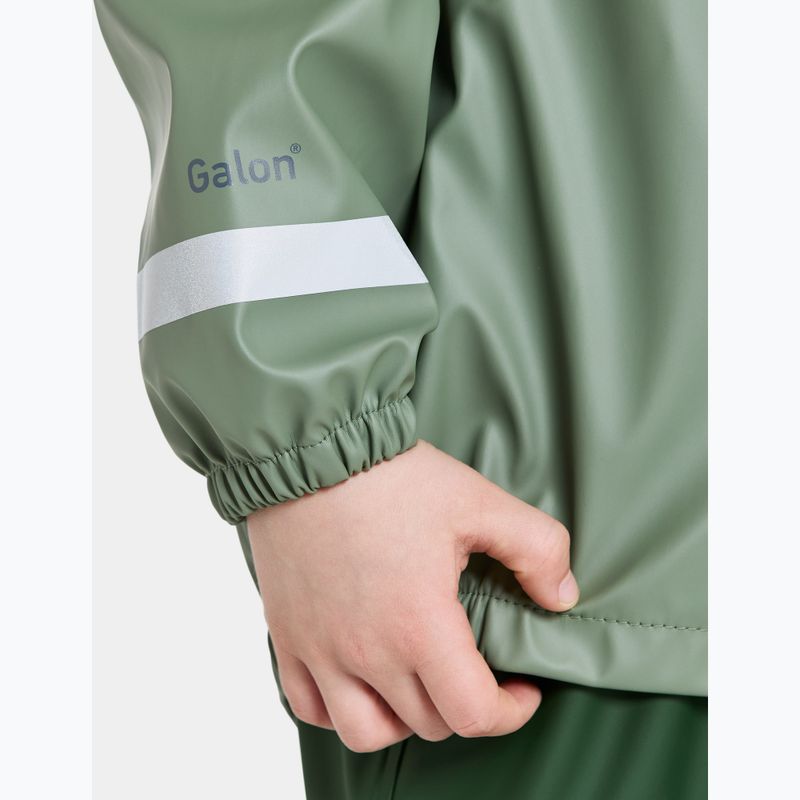 Gyerek esőruha szett Didriksons Slaskeman light moss 9