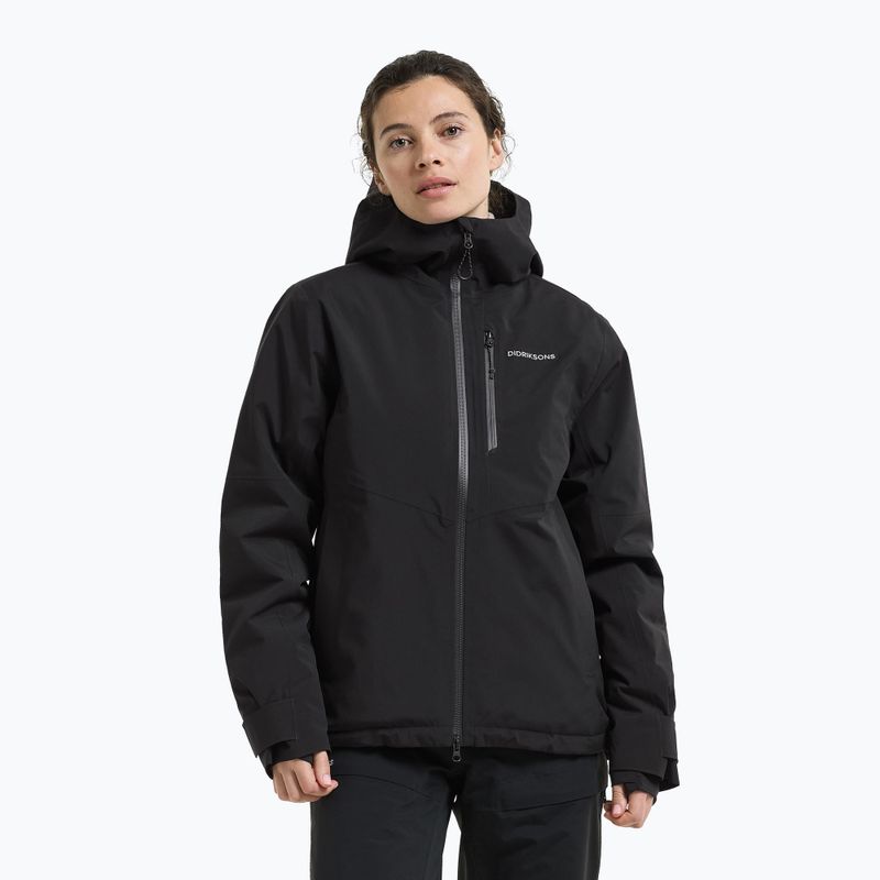 Női bélelt kabát Didriksons Fiora black