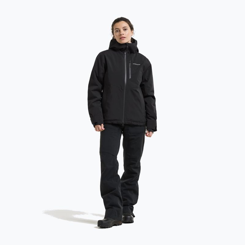 Női bélelt kabát Didriksons Fiora black 2