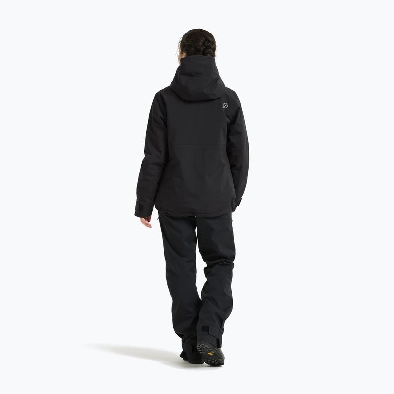 Női bélelt kabát Didriksons Fiora black 3