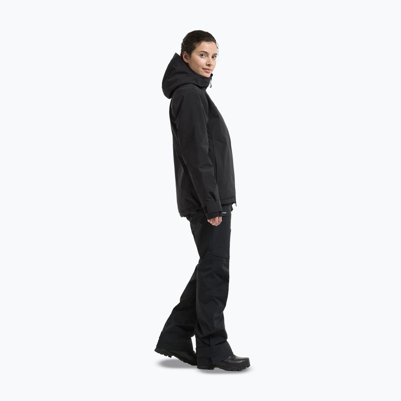 Női bélelt kabát Didriksons Fiora black 5