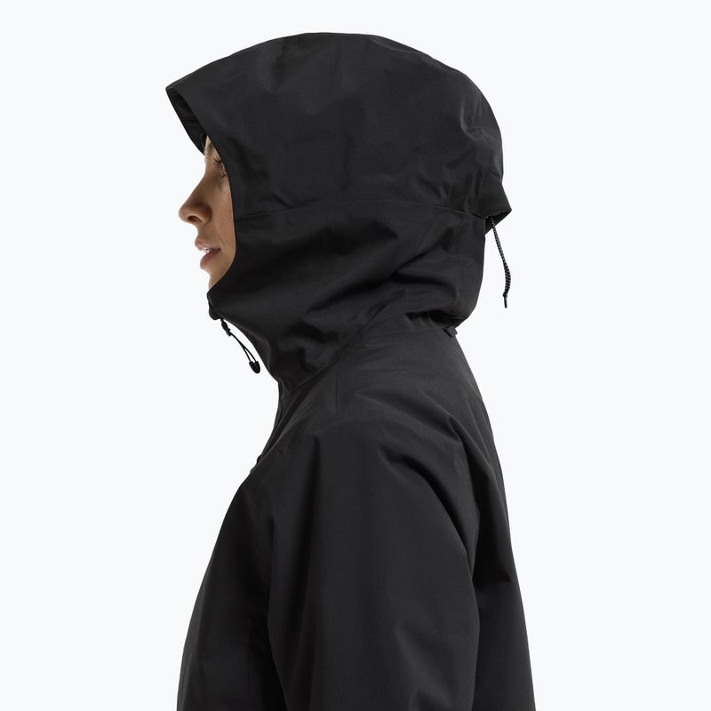 Női bélelt kabát Didriksons Fiora black 7