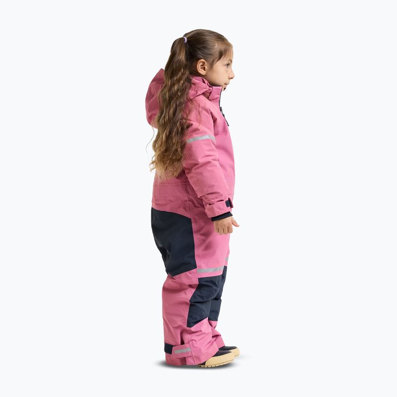 Gyerek síoverál Didriksons Falken K Coverall 2 heather pink 3