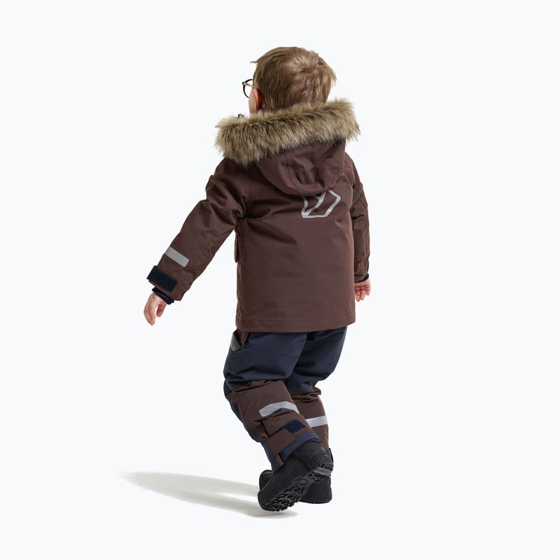 Gyerek télikabát Didriksons Bjärven 5 Parka shadow brown 3