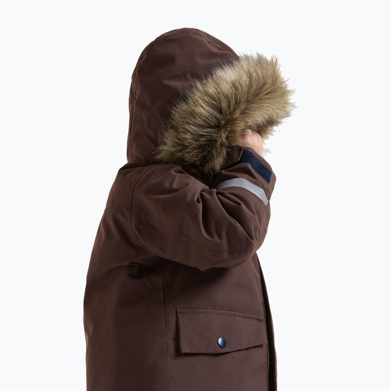 Gyerek télikabát Didriksons Bjärven 5 Parka shadow brown 6