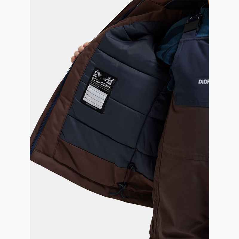Gyerek télikabát Didriksons Bjärven 5 Parka shadow brown 8