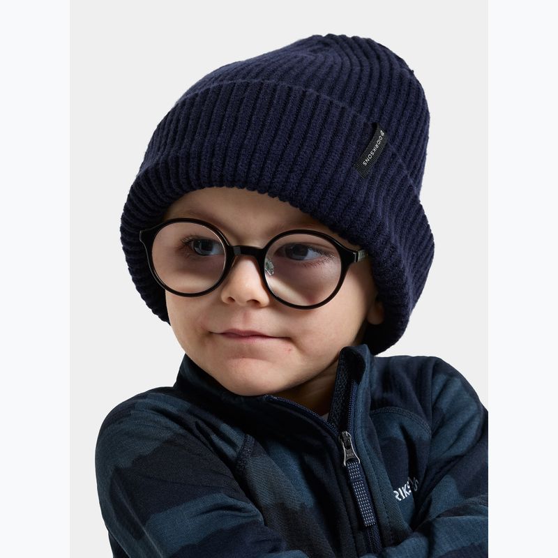 Gyerek téli sapka Didriksons Buz Beanie navy 2