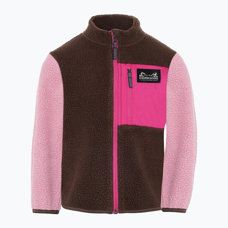Gyerek polár pulóver Didriksons Antenna 2 Fz oyster pink