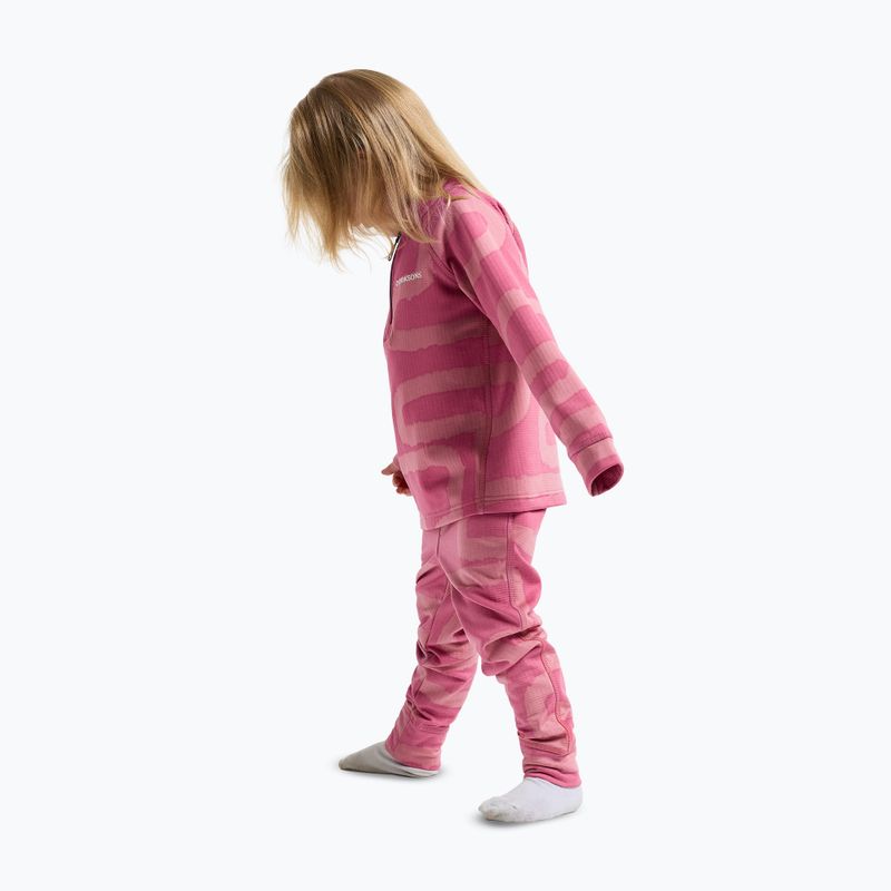 Gyerek szett Didriksons Jadis Pr 5 path heather pink 5