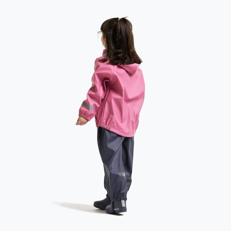 Gyermek esőruha szett Didriksons Slaskeman 4 heather pink 4