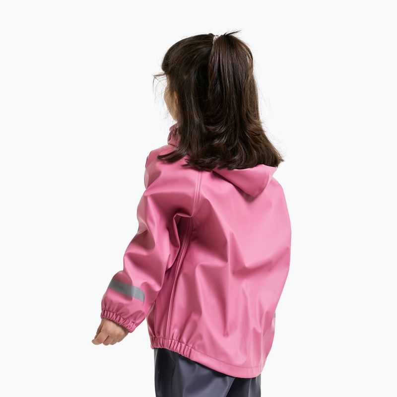 Gyermek esőruha szett Didriksons Slaskeman 4 heather pink 8
