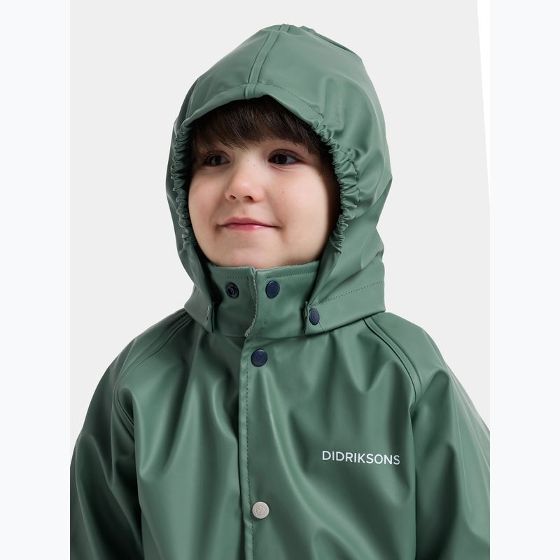 Gyermek esőruha szett Didriksons Slaskeman 4 dark moss 9