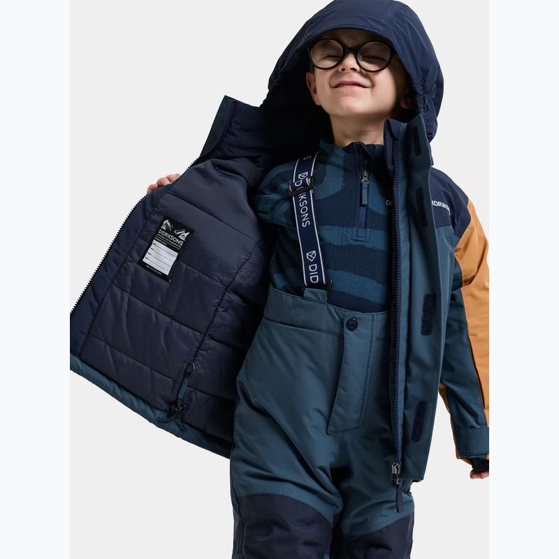 Gyermek síruha szett Didriksons Skare Multi mountain blue 7