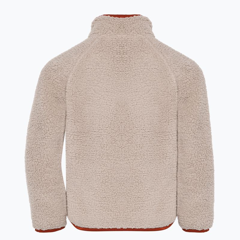 Gyerek polár pulóver Didriksons Gibbsc 2 Fz beach beige/rust 2