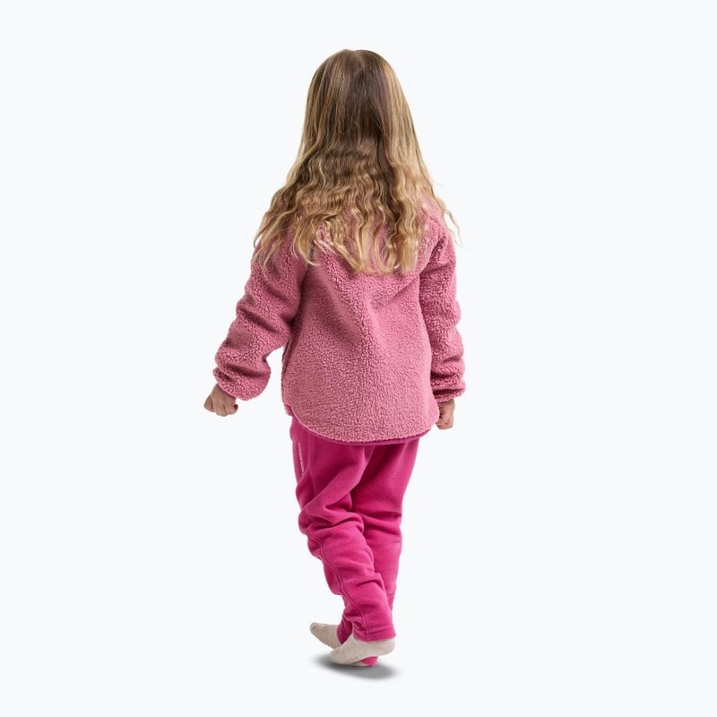 Gyerek polár pulóver Didriksons Gibbsc 2 Fz heather pink/cactus pink 3
