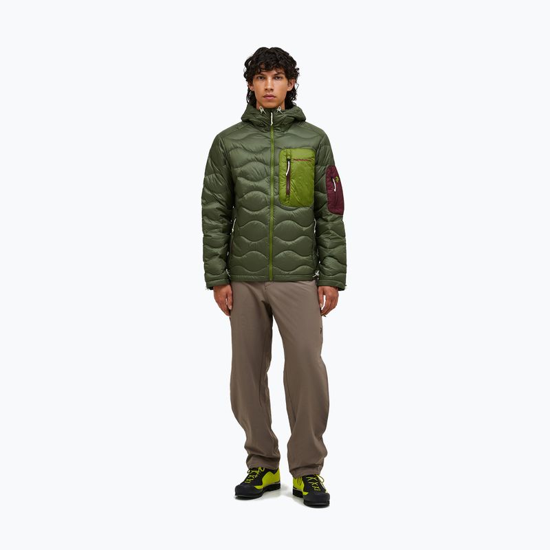 Férfi pehelykabát Peak Performance Helium Utility Down Hood Pine Needle/Mosswood 2
