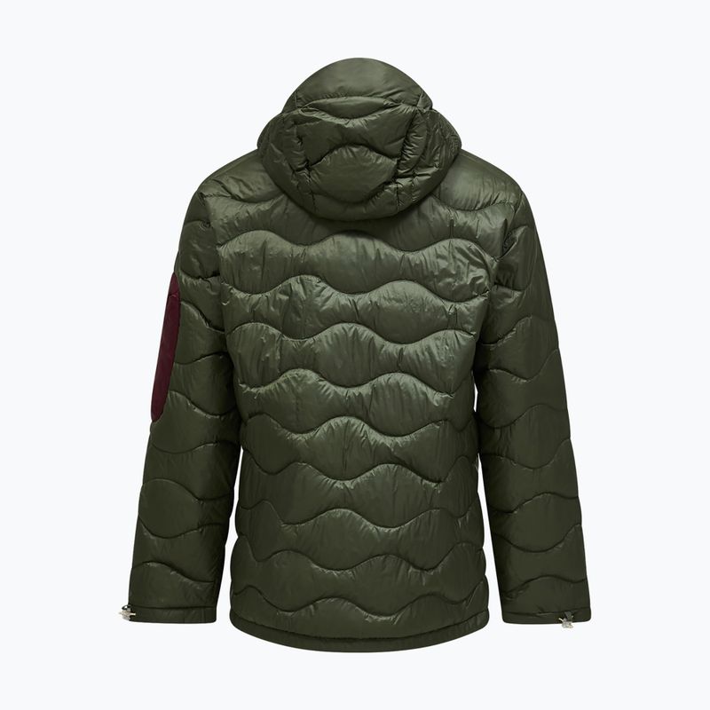 Férfi pehelykabát Peak Performance Helium Utility Down Hood Pine Needle/Mosswood 7