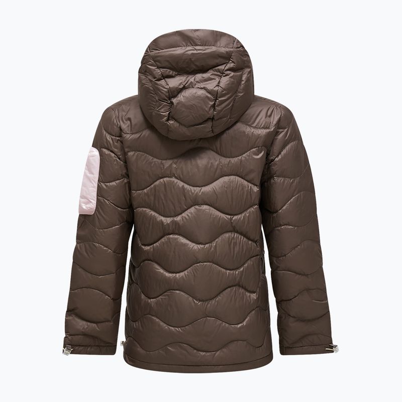 Női pehelykabát Peak Performance Helium Utility Down terrain tan/mountain blush 8