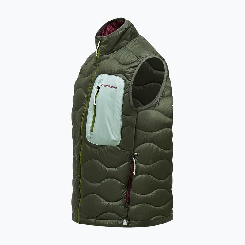 Férfi ujjatlan Peak Performance Helium Utility Down pine needle/frosted fern 8