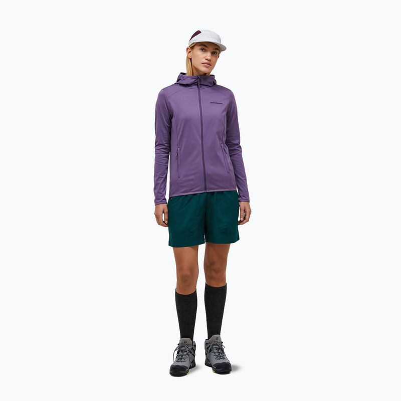 Női túra pulóver Peak Performance Light Zip Hood montana grape 2