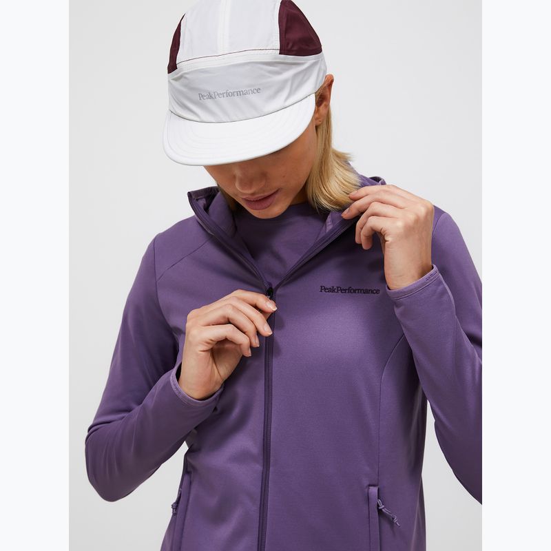 Női túra pulóver Peak Performance Light Zip Hood montana grape 4