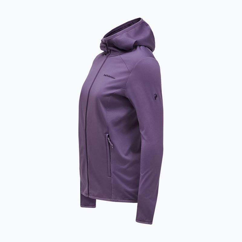 Női túra pulóver Peak Performance Light Zip Hood montana grape 7