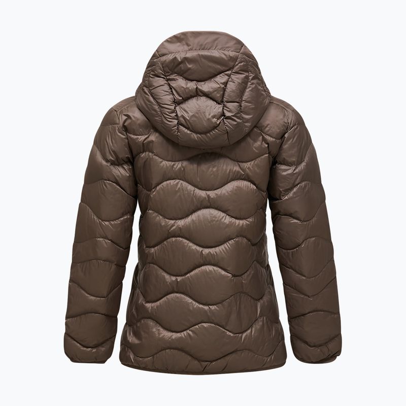 Női pehelykabát Peak Performance Helium Down Hood terrain tan 7