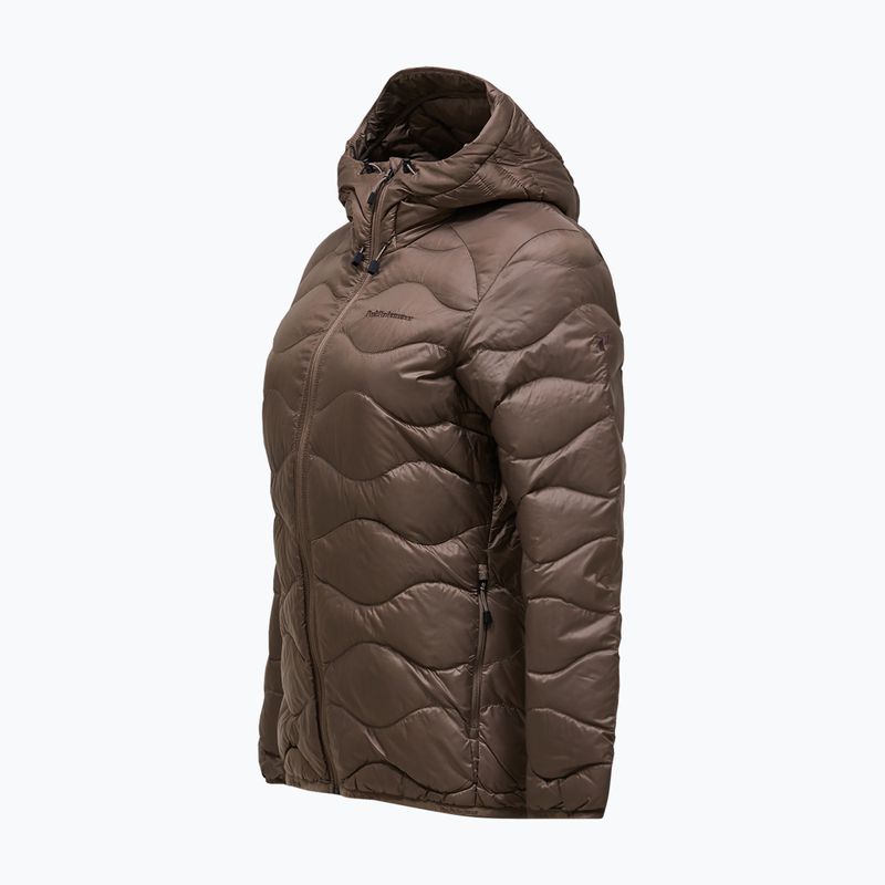 Női pehelykabát Peak Performance Helium Down Hood terrain tan 8