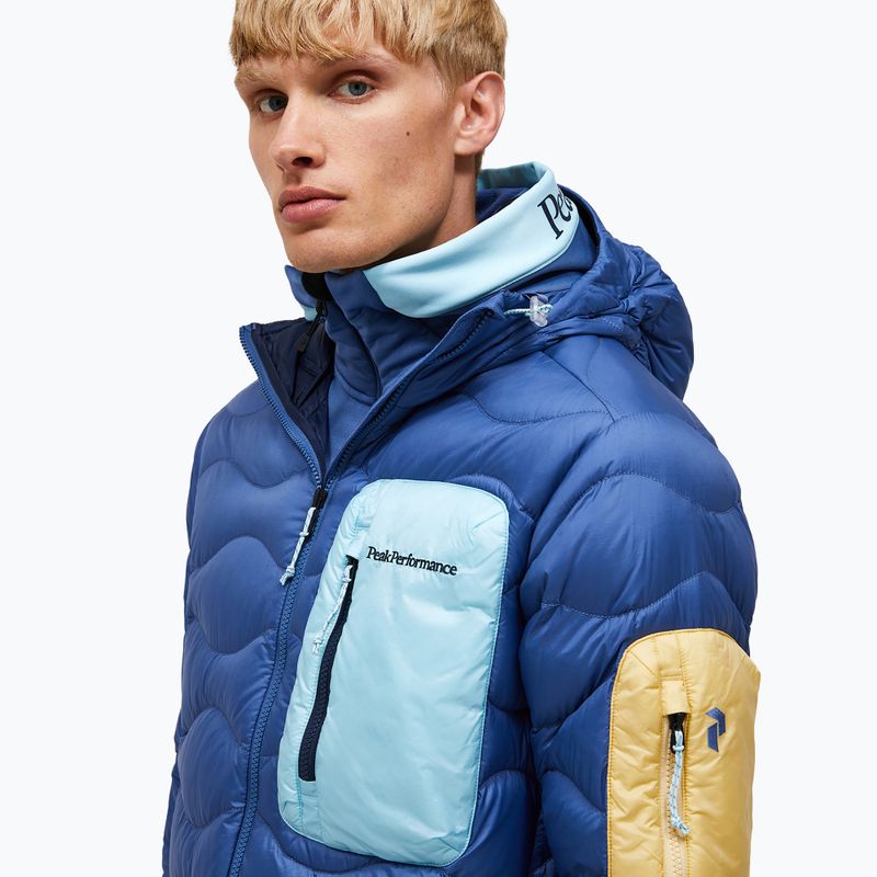 Férfi pehelykabát Peak Performance Helium Utility Down Hood Summit Sky/Snowmelt 4