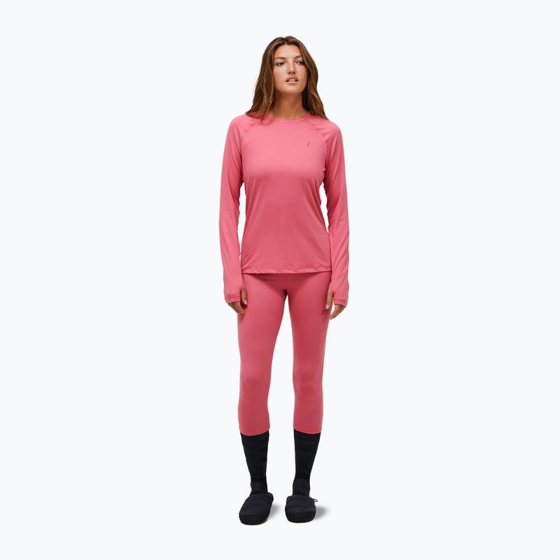 Női Termoaktiv pulóver Peak Performance Spirit Crew mountain blush 2