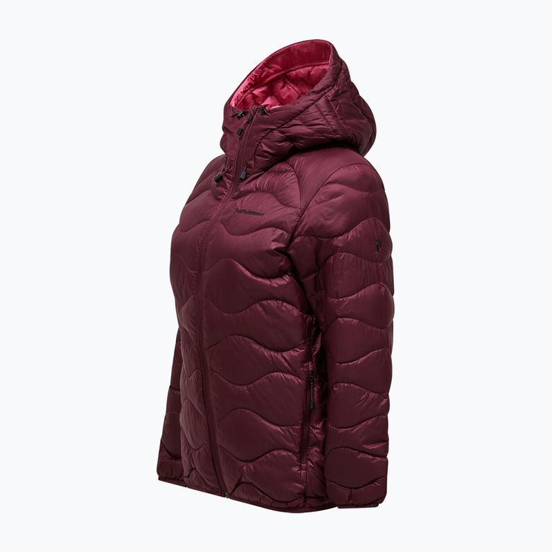 Női pehelykabát Peak Performance Helium Down Hood Porto/Mountain Blush 8