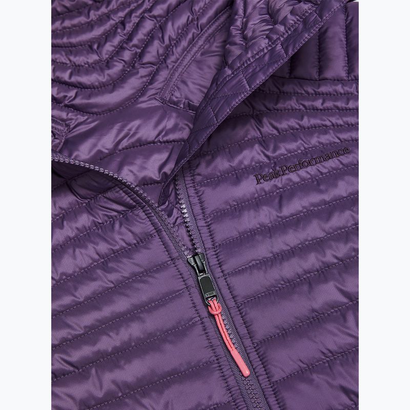 Női bélelt kabát Peak Performance Monolight Synthetic Hood montana grape 8