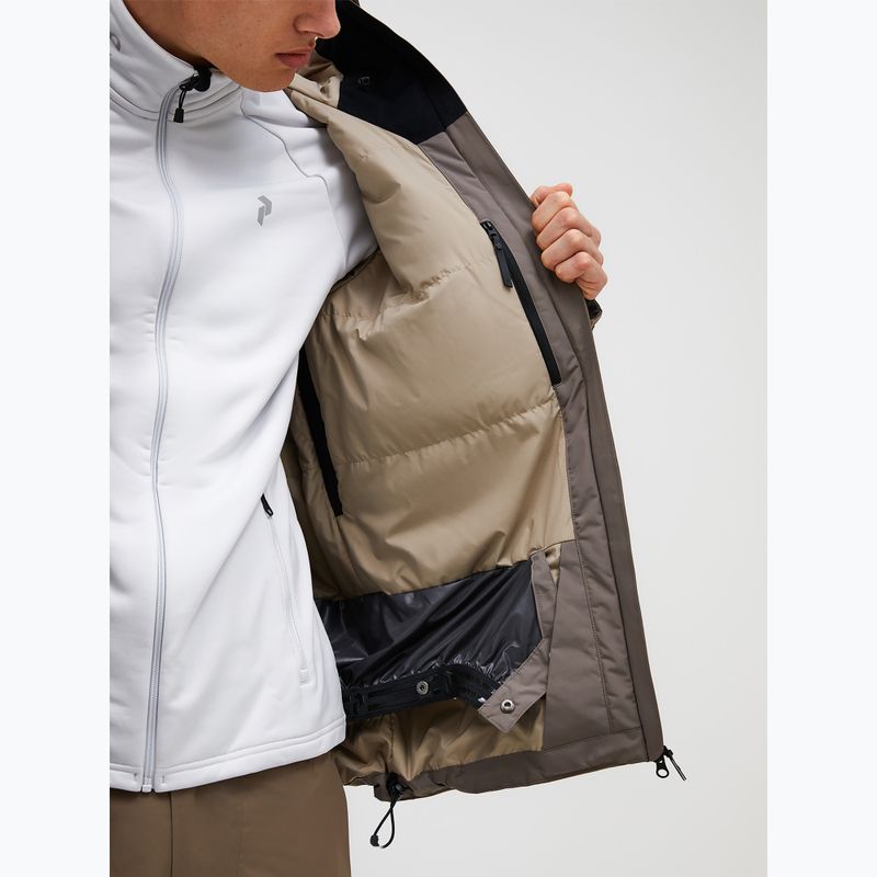 Férfi kabát Peak Performance Alpine GTX 2L Insulated Shell terrain tan 7