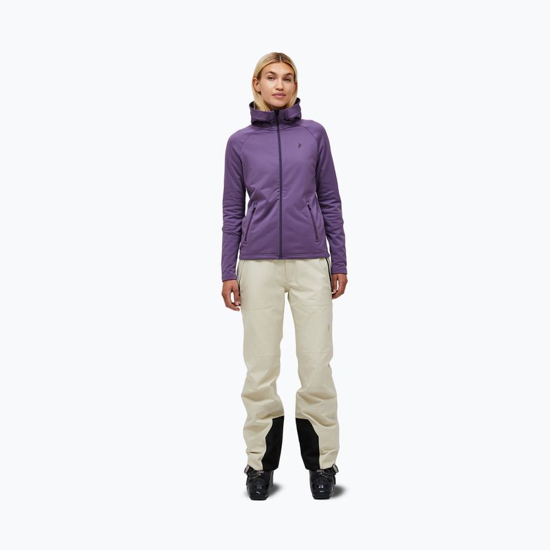 Női pulóver Peak Performance Rider Essentials montana grape/montana grape 2