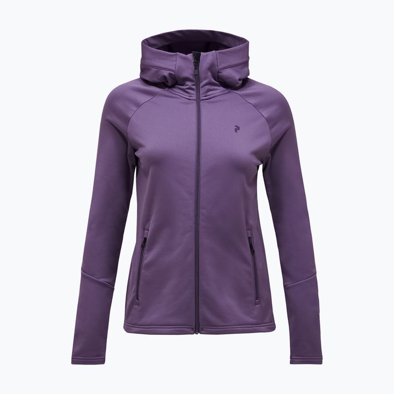 Női pulóver Peak Performance Rider Essentials montana grape/montana grape 5