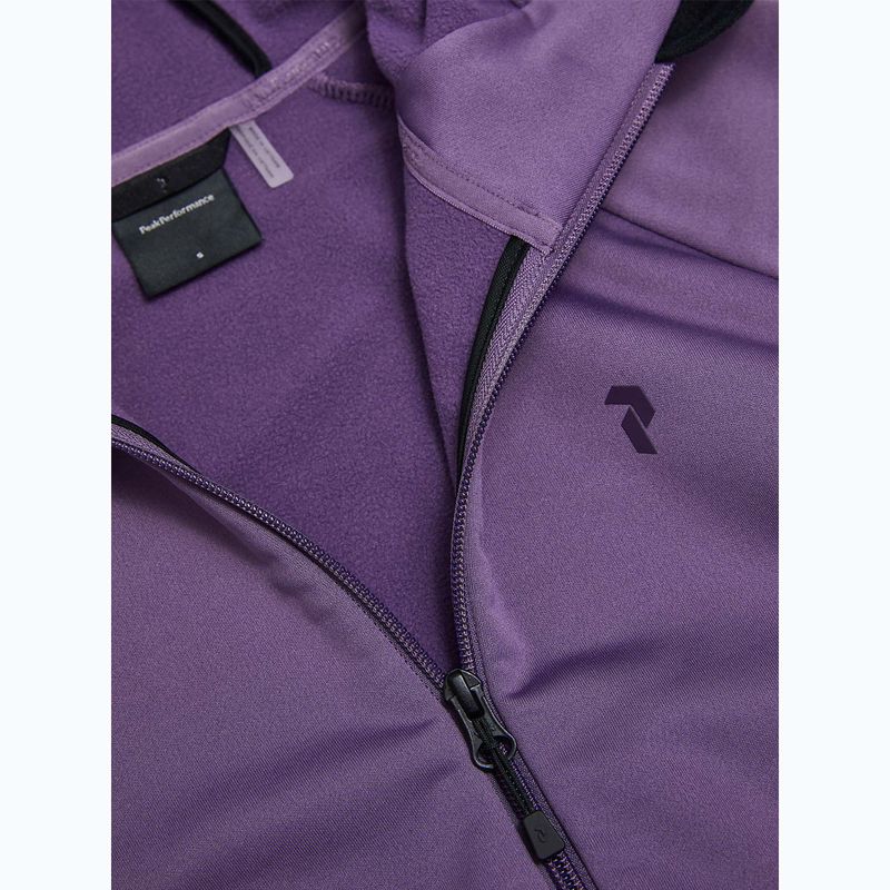 Női pulóver Peak Performance Rider Essentials montana grape/montana grape 8