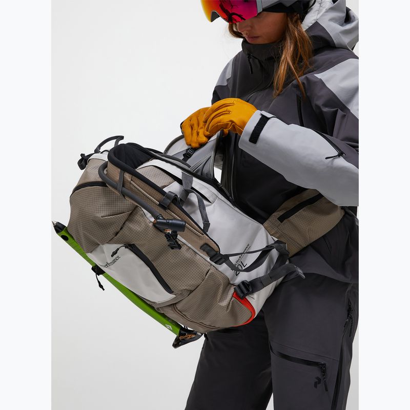 Síhátizsák Peak Performance Vertical Ski 20 l avid beige/antarctica 6
