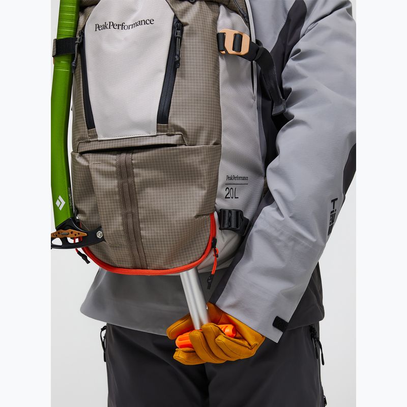 Síhátizsák Peak Performance Vertical Ski 20 l avid beige/antarctica 7