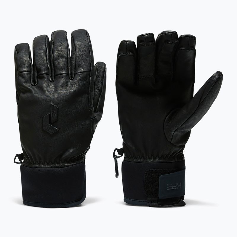 Síkesztyűk Peak Performance Leather Hipe Solarcore Insulated black