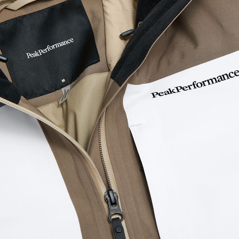 Férfi síkabát Peak Performance Whitelight Hipe 2L Insulated Shell terrain tan/antarctica 4