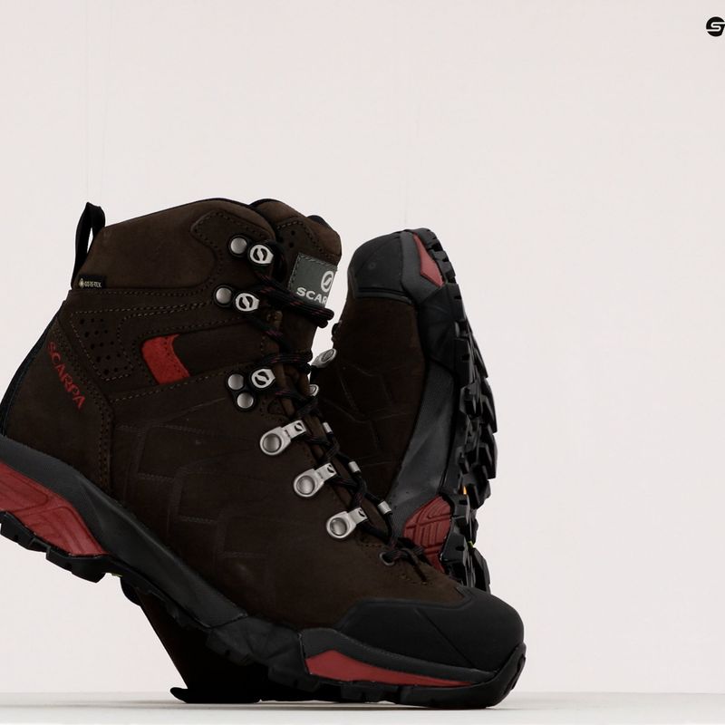 Női túrabakancs SCARPA Zg Pro Gtx Trml Salix barna 67070-202/1 10