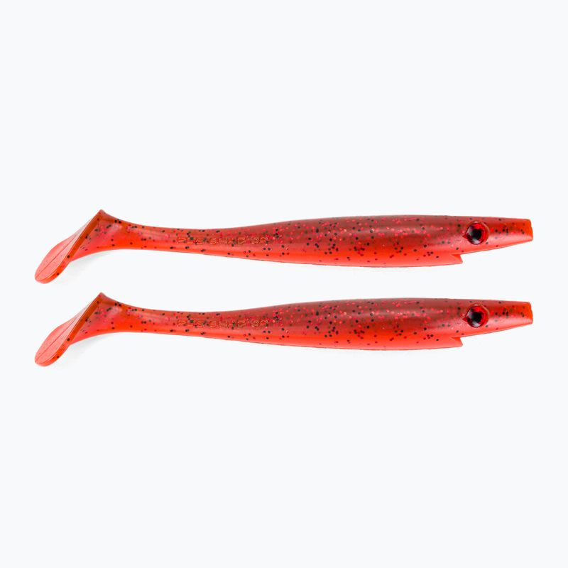 Strike Pro Pig Shad Jr gumicsali 2 db piros TEV-SP172C-114